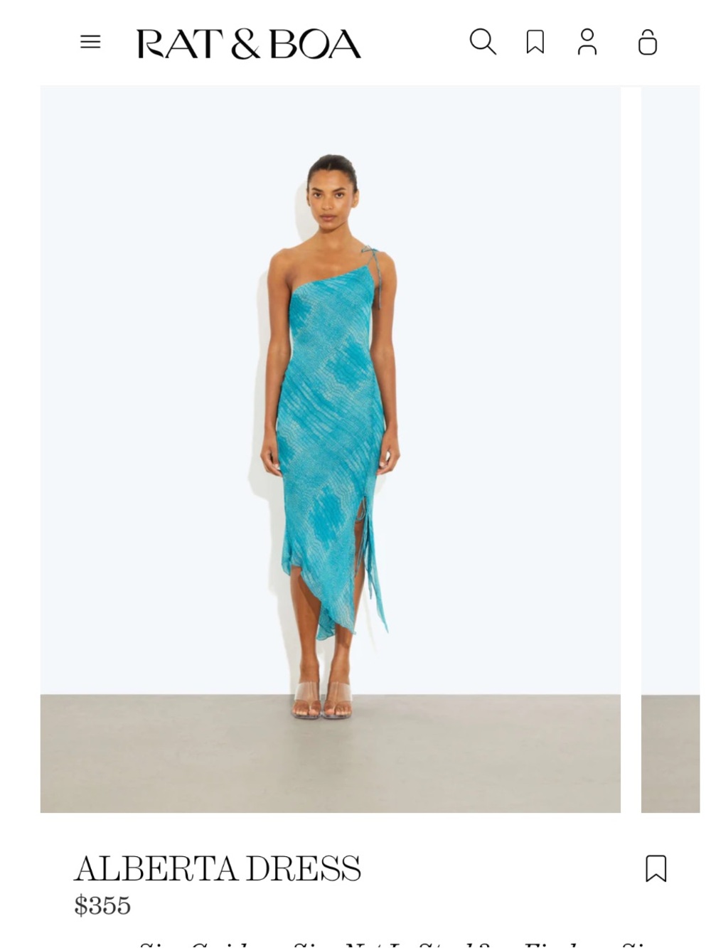 Rat & Boa NWT Alberta Dress